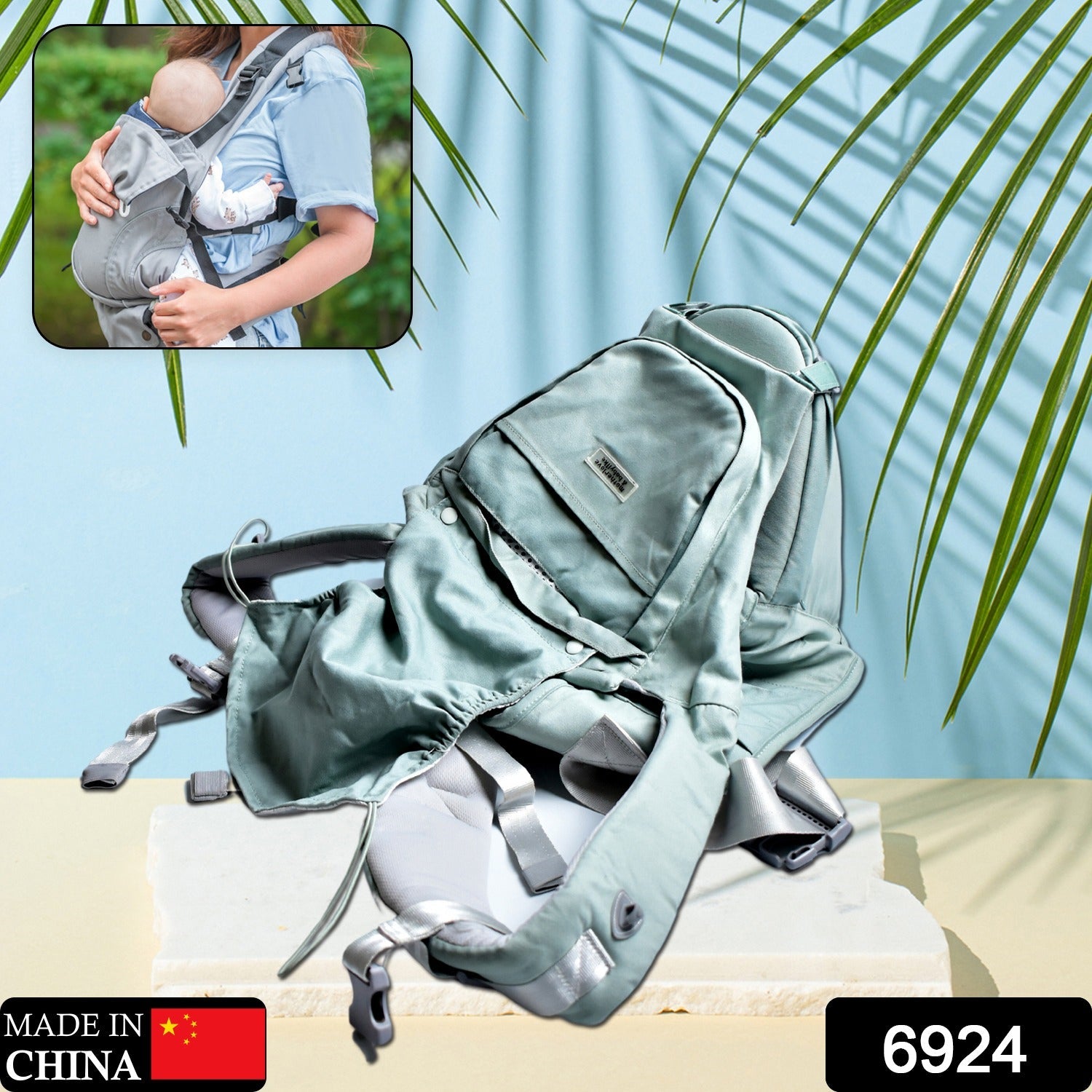 Adjustable baby carrier with four modes of use, sling design for comfort and ease. Adjustable baby carrier with four modes of use, sling design for comfort and ease.